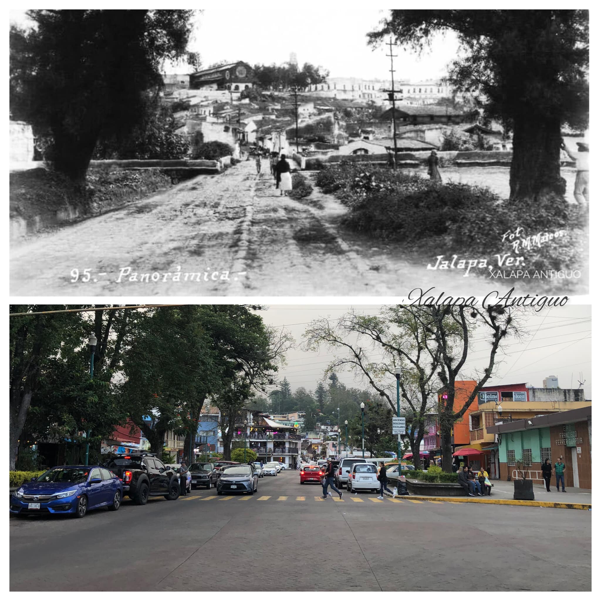 La calle Atletas en Xalapa antes y después Crónica del Poder