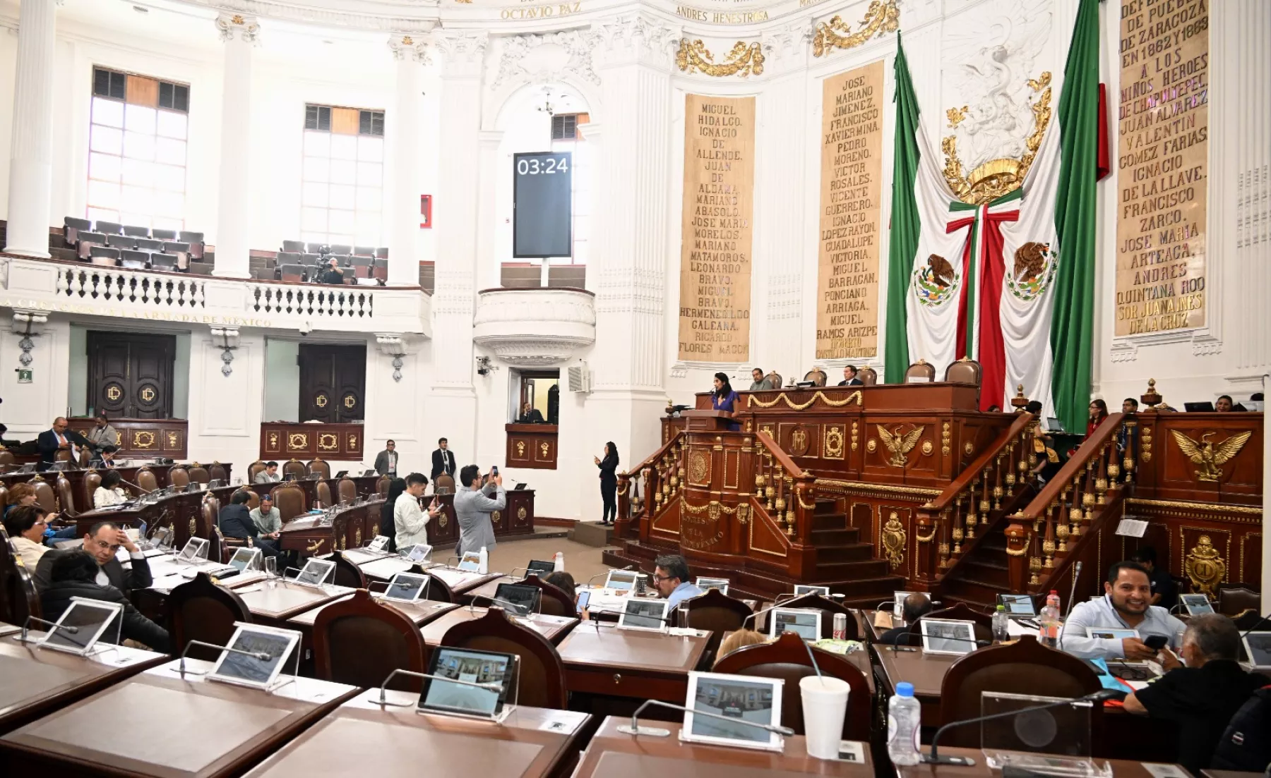 Congreso de la CDMX pausa sesión sobre ratificación o no de Ernestina