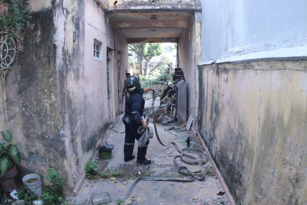 Conato de incendio en casa abandonada en el centro de Conato de incendio en casa abandonada en el centro de
